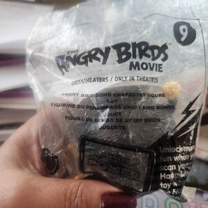 McDonald's Angry Birds Bomb Figure - Black and Yellow